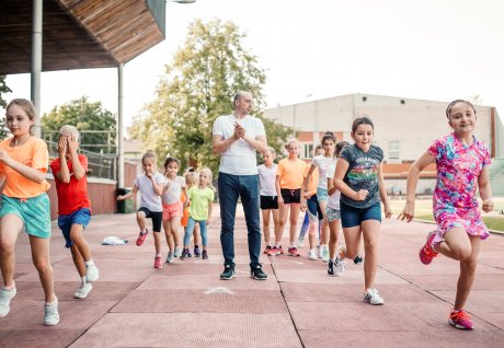 Summer sports camp for children in Latvia