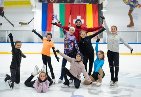 Stages de patinage artistique dans la station de ski de Méribel France pour ENFANTS ET ADULTES